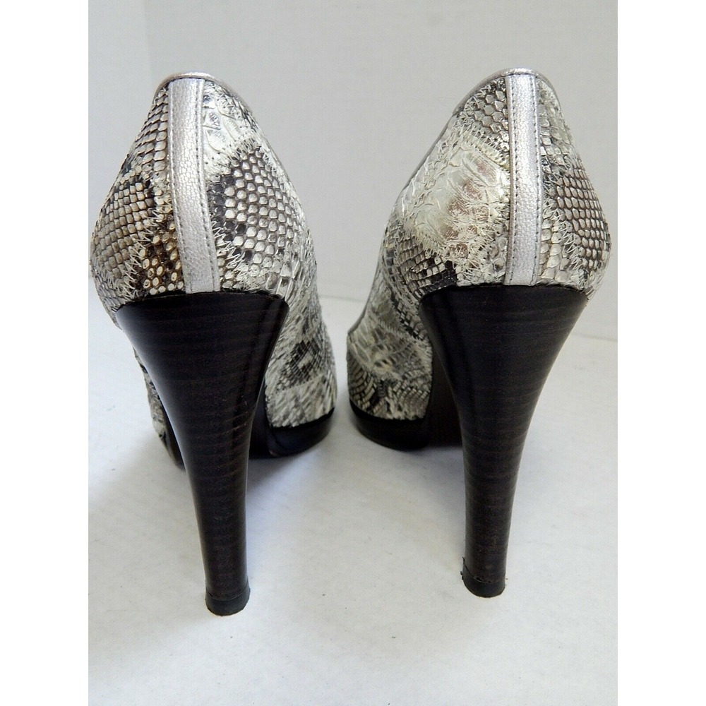 Stuart Weitzman Python Snake Leather Multi Metall… - image 5